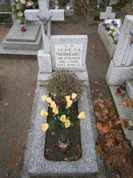 Teresa CHODKIEWICZ 1951 Ostróda - Grobonet - Wyszukiwarka osób pochowanych