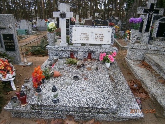 Antoni WYZGO 1894 Ostróda - Grobonet - Wyszukiwarka osób pochowanych