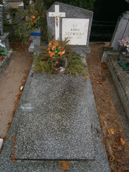 Anna JÓŹWICKA 1888 Ostróda - Grobonet - Wyszukiwarka osób pochowanych