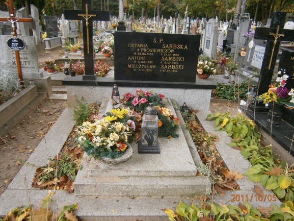 Oktawia SARBSKA 1892 Ostróda - Grobonet - Wyszukiwarka osób pochowanych