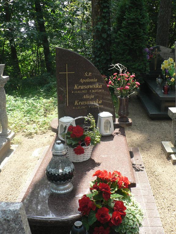 Alicja KRASOWSKA 1947 Ostróda - Grobonet - Wyszukiwarka osób pochowanych