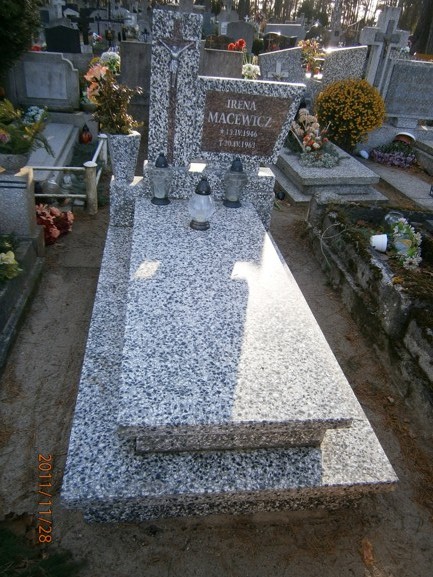 Irena MACEWICZ 1946 Ostróda - Grobonet - Wyszukiwarka osób pochowanych