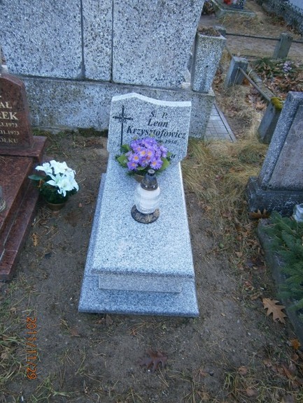 Leon KRZYSZTOFOWICZ 1948 Ostróda - Grobonet - Wyszukiwarka osób pochowanych