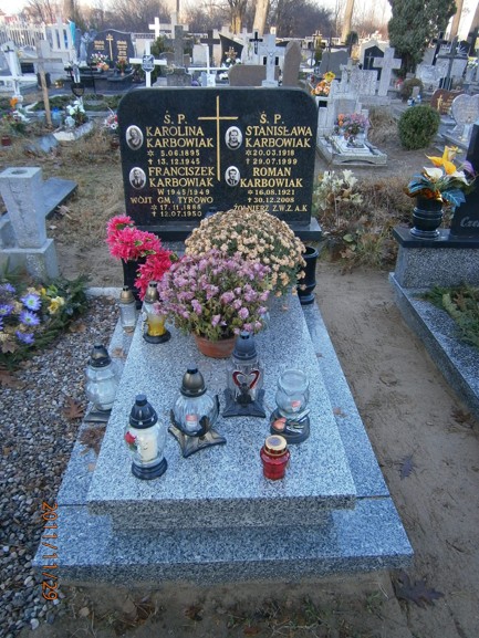 Karolina KARBOWIAK 1895 Ostróda - Grobonet - Wyszukiwarka osób pochowanych